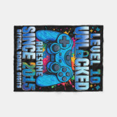 Stufe 10 Phantastisch seit 2015 10. Geburtstag Fleecedecke (Vorderseite (Horizontal))