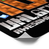 Stufe 10 Phantastisch seit 2015 10 Pixel Ga Poster (Ecke)