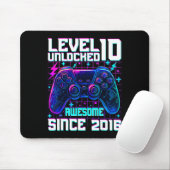 Stufe 10 Phantastisch seit 2016 10. Geburtstag Mousepad (Mit Mouse)