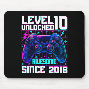 Stufe 10 Phantastisch seit 2016 10. Geburtstag Mousepad