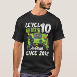 Stufe 10 Unverriegelte Phantastisch 2012 10th Birt T-Shirt