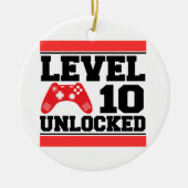 Stufe 10 Unverschlossen Keramik Ornament (Vorne)