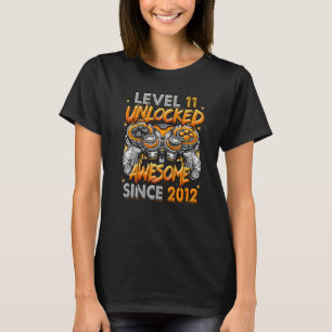 Stufe 11 Phantastisch seit 2012 11. Geburtstag T-Shirt