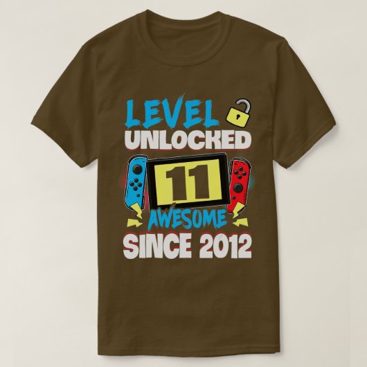Stufe 11 Unverriegeltes Phantastisches 2012-Videos T-Shirt (Design vorne)