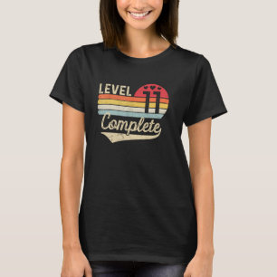 Stufe 11 Vollendet 11. Hochzeitstag 11 Jahr T-Shirt