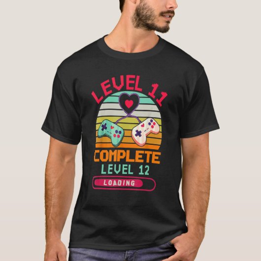 Stufe 11 Vollständige Videospiele 11. Hochzeit T-Shirt (Vorderseite)