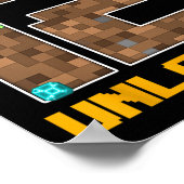 Stufe 12 freigeschaltetes Videospiel Nummer Pixel  Poster (Ecke)