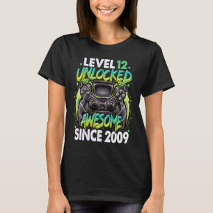 Stufe 12 Phantastisch seit 2009 12. Geburtstag T-Shirt