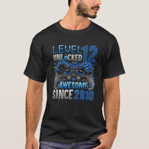 Stufe 12 Phantastisch seit 2010 12 Geburtstag T-Shirt