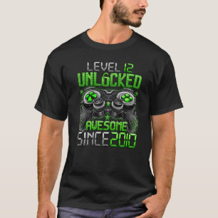 Stufe 12 Phantastisch seit 2010 12 Geburtstag T-Shirt