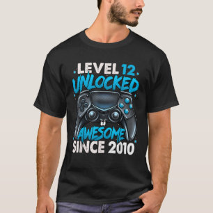Stufe 12 Phantastisch seit 2010 12 Geburtstag T-Shirt