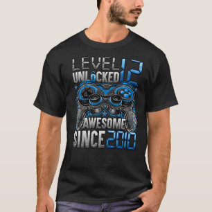 Stufe 12 Phantastisch seit 2010 12 Geburtstag T-Shirt