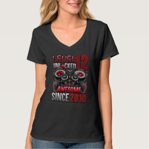 Stufe 12 Phantastisch seit 2010 12 Geburtstag T-Shirt