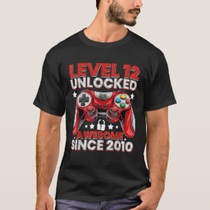 Stufe 12 Phantastisch seit 2010 12 Geburtstag T-Shirt