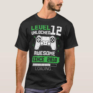 Stufe 12 Phantastisch seit 2010 Gamer 12. T-Shirt