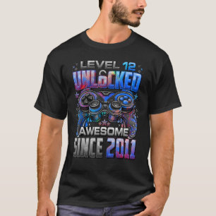 Stufe 12 Phantastisch seit 2011 12 Geburtstag T-Shirt
