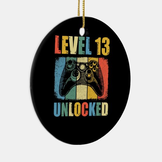 Stufe 13 entriegelt keramik ornament (Rechts)