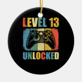 Stufe 13 entriegelt keramik ornament (Vorne)