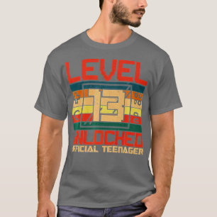 Stufe 13 Entsperrte 13. Video Geburtstagsgeschenk  T-Shirt