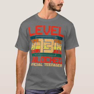 Stufe 13 Entsperrte 13. Video Geburtstagsgeschenk  T-Shirt