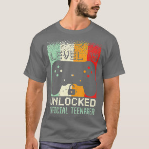 Stufe 13 Entsperrtes 13. Video Geburtstagsgeschenk T-Shirt