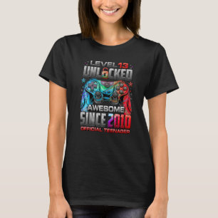 Stufe 13 Phantastisch seit 2010 13. Geburtstag T-Shirt