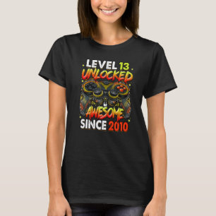 Stufe 13 Phantastisch seit 2010 13. Geburtstag T-Shirt