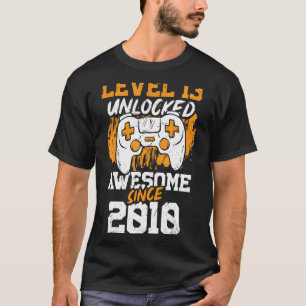 Stufe 13 Phantastisch seit 2010 Videospiel Bi T-Shirt