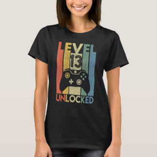Stufe 13 Ungesperrtes Shirt Funny Video Gamer 13.