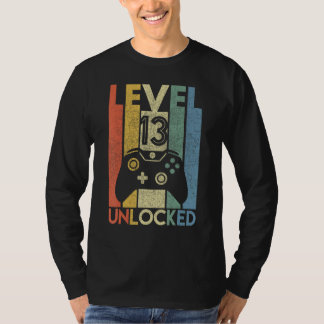 Stufe 13 Ungesperrtes Shirt Funny Video Gamer 13.
