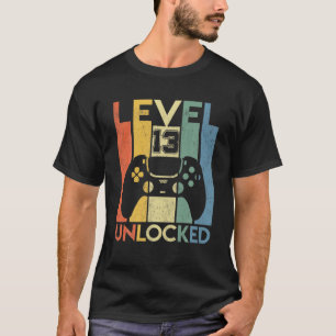 Stufe 13 Unverschlossen Geburtstag 13 Jahre alt se T-Shirt