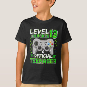 Stufe 13 Unverschlossener Offizieller Teenager 13. T-Shirt
