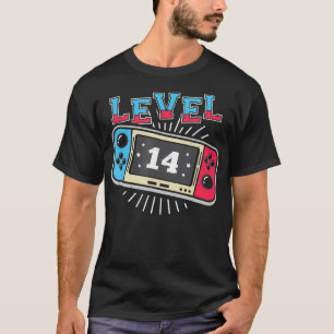 Stufe 14 GeburtstagsTeenager 14 Jahre altes Videos T-Shirt
