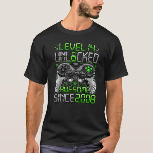 Stufe 14 Phantastisch seit 2008 14. Geburtstag T-Shirt