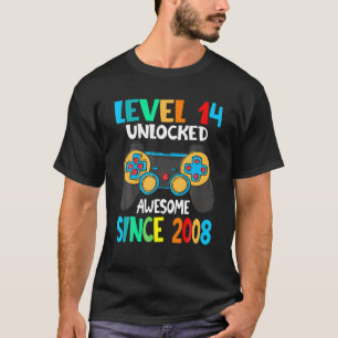 Stufe 14 Phantastisch seit 2008-14 Geburtstag T-Shirt