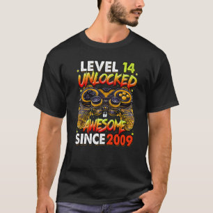 Stufe 14 Phantastisch seit 2009 14. Geburtstag T-Shirt