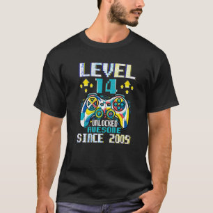 Stufe 14 Phantastisch seit 2009 14. Geburtstag T-Shirt