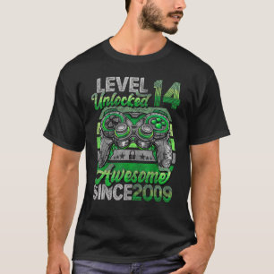 Stufe 14 Phantastisch seit 2009 14. Geburtstag T-Shirt