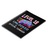 Stufe 16 Entsperrtes Offizielles Teenager-Videospi Notizblock (Linke Seite)