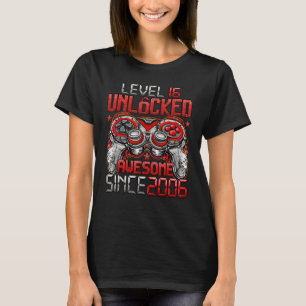 Stufe 16 Phantastisch seit 2006 16. Geburtstag T-Shirt