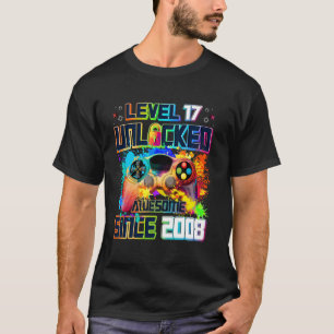 Stufe 17 freigeschaltet 17-jähriger Videospieler 1 T-Shirt