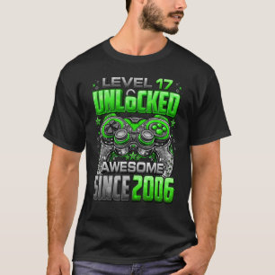 Stufe 17 Phantastisch seit 2006 17. Geburtstag T-Shirt