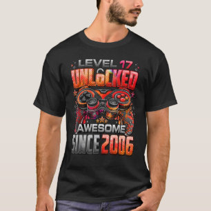 Stufe 17 Phantastisch seit 2006 17. Geburtstag T-Shirt