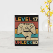 Stufe 17 Unverschlossene 17-jährige KindertagesOut Karte (Gelbe Blume)