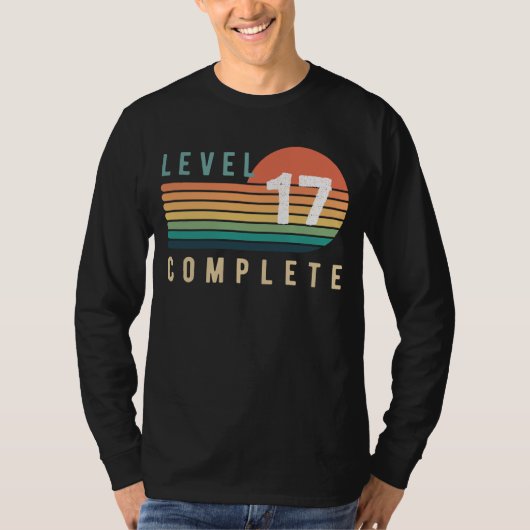 Stufe 17 Vollständiges Funny T-Shirt - Perfect Gam (Vorderseite)