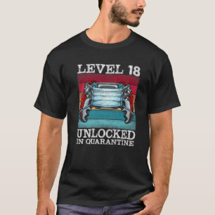Stufe 18 in Quarantäne-Videospielen 18. T-Shirt