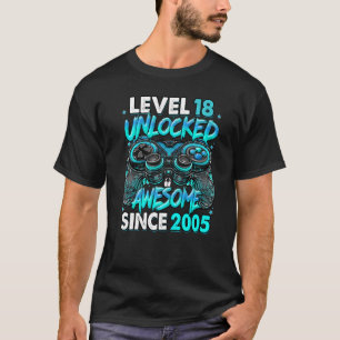 Stufe 18 Phantastisch seit 2005 18. Geburtstag T-Shirt