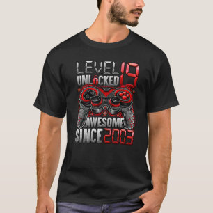 Stufe 19 Phantastisch seit 2003 19. Geburtstag T-Shirt