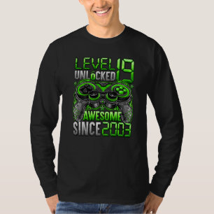 Stufe 19 Phantastisch seit 2003 19. Geburtstag T-Shirt