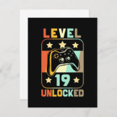 Stufe 19 Unverschlossen Dankeskarte (Vorne/Hinten)